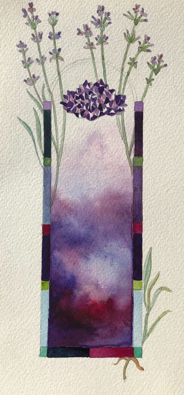 Krystalport: Ametyst.
Blomst: Lavendel, Meget rensende og velduftende, god i mad og bagværk. renser luften.
Kodeord: Transformation, healing fra jordens indre, mental klarhed, healing af kronechakra, den er også en ædrueligheds sten.